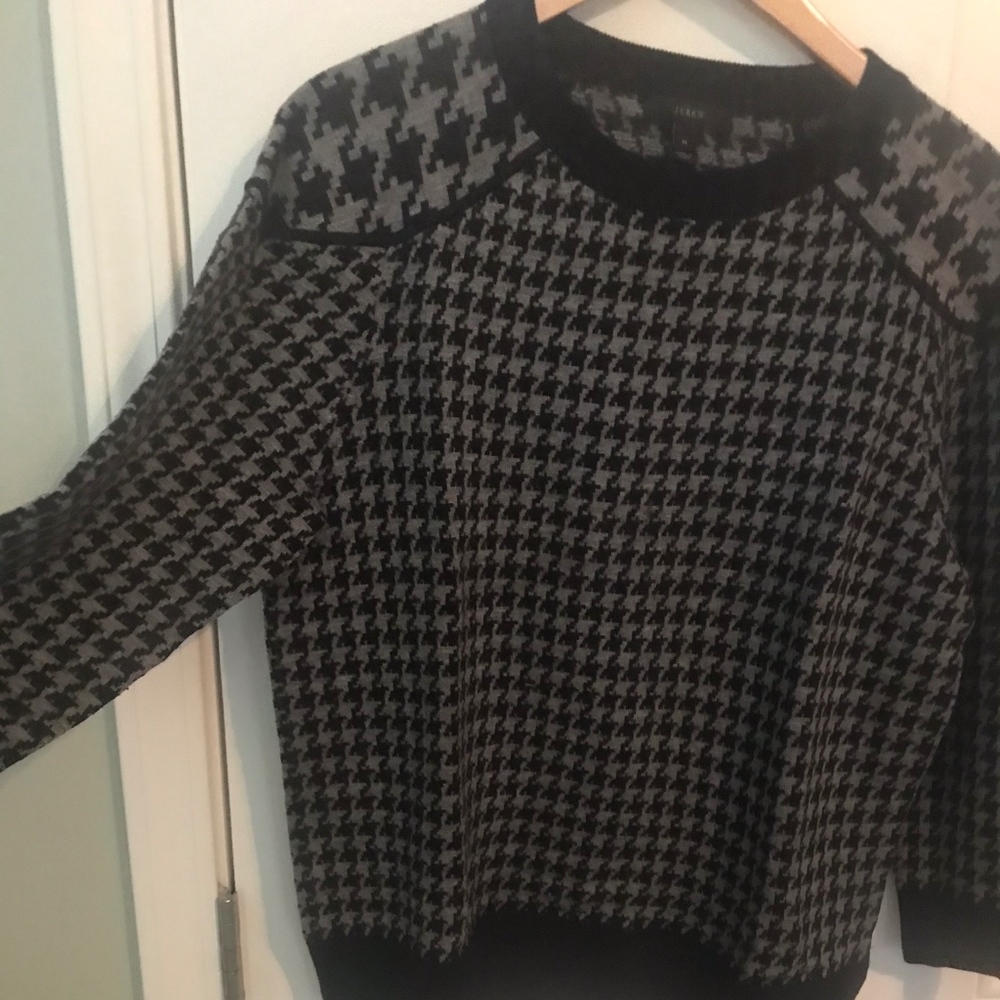 J.Crew Houndstooth sweater